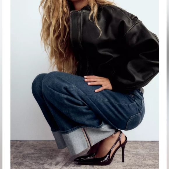 Zara Faux Patent Heels - Picture 5 of 7